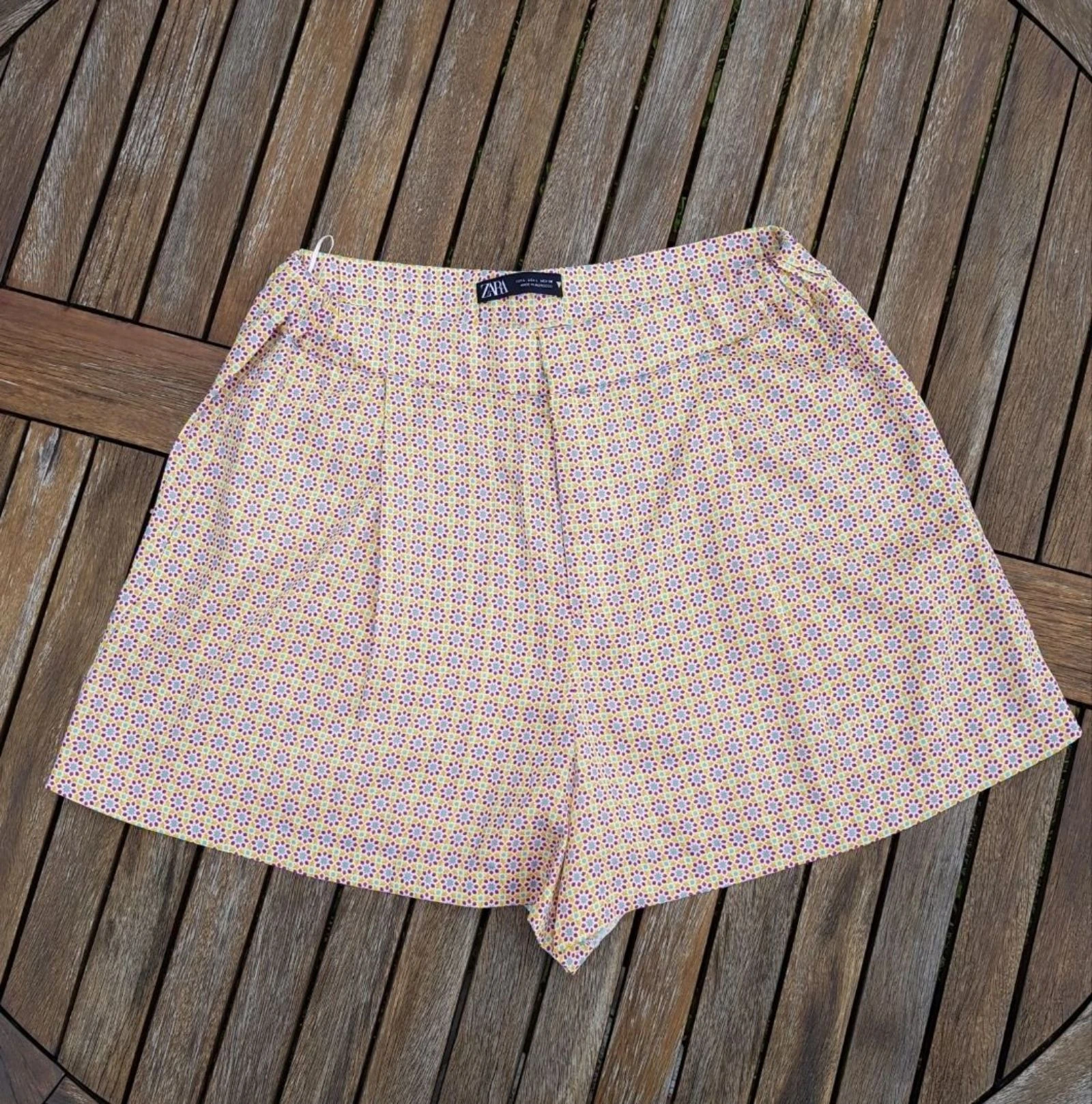 Short satinado estampado Zara L – photo 2